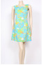 Lime Flower 60's Dress