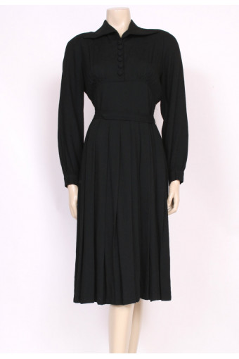 Belted 40's Day Dress