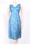 Silk Paisley 50's Dress