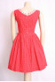 Rosy Red 50's Dress