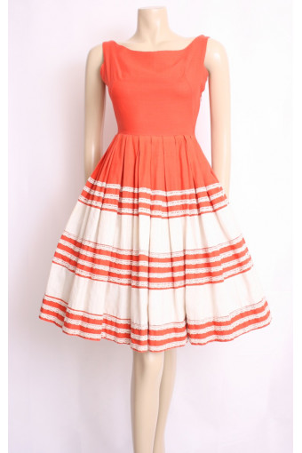 50's Alvilette Cotton Dress