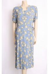 Cornflower 90's Tea Dress