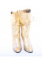 Gold Leather 70's Boots