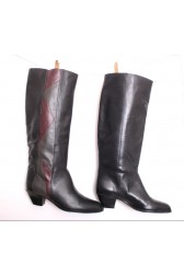 Tall Leather 80's Boots