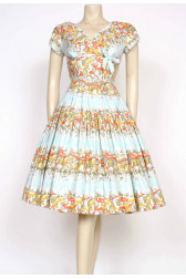 1950's toadstool tea dress