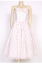 1980's polkadot radley prom dress