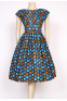 spotty 1950's day dress