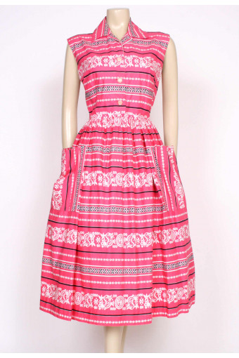 1950's jumbo pockets dress