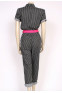 1980's polkadot jump suit