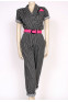 1980's polkadot jump suit